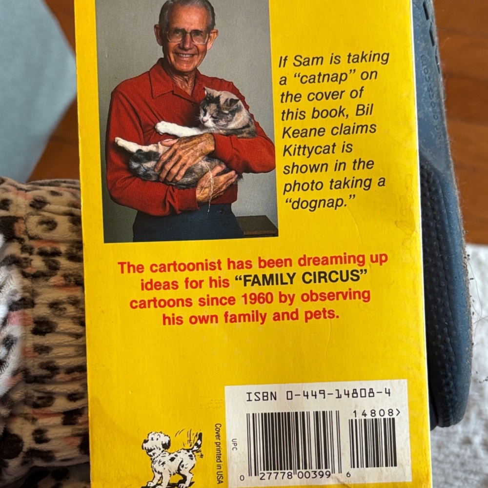 Vintage Book -Bil Keane’s The Family Circus Sam’s Takin a Catnap! - Picture 4 of 8
